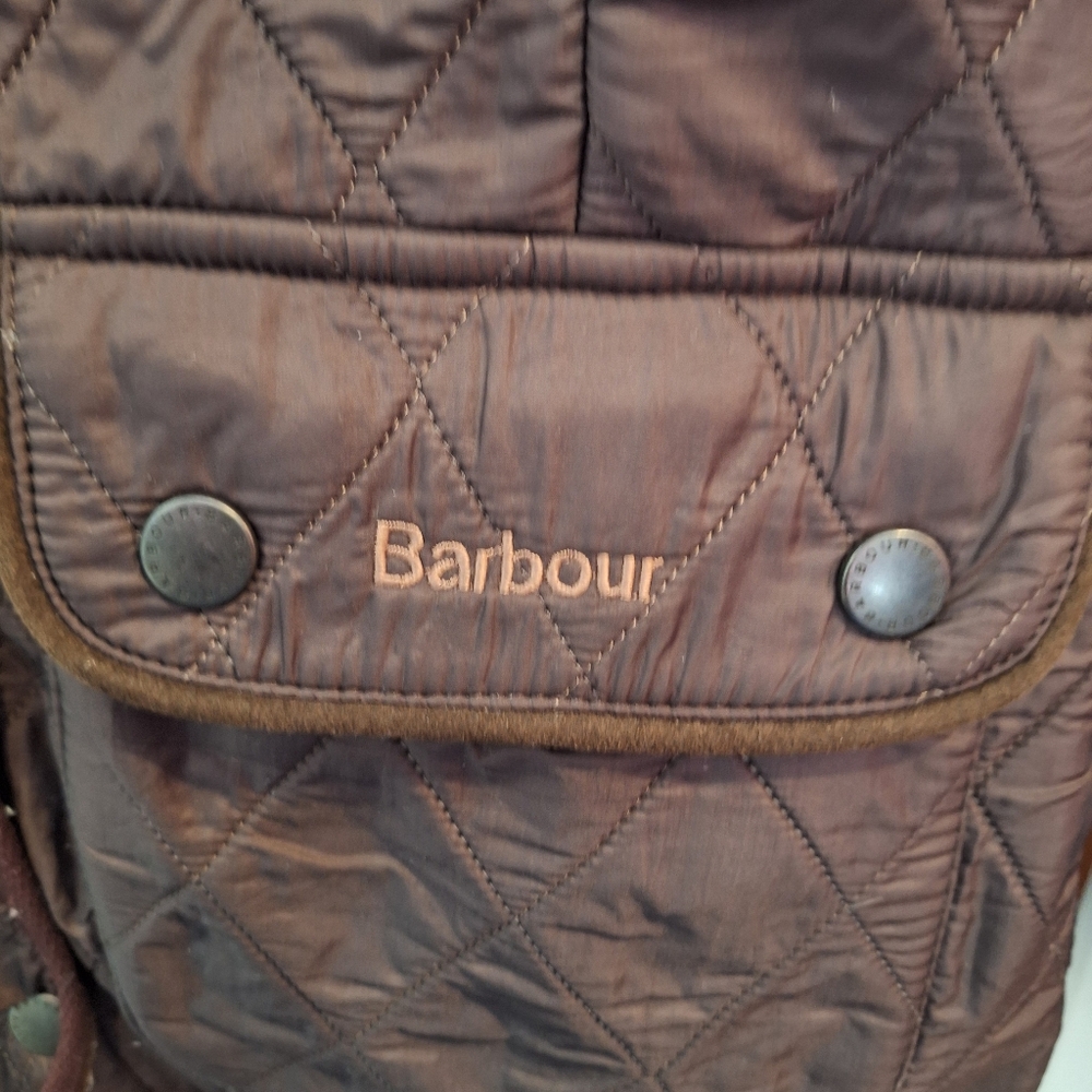 Barbour Brown Quilted Men's Jacket - Picture 2 of 4